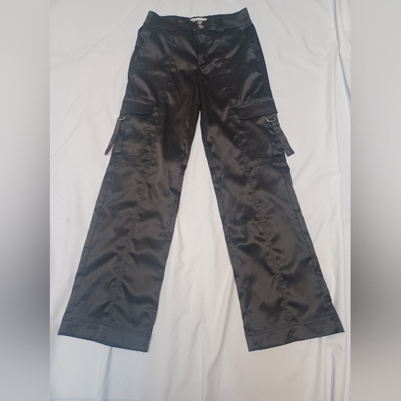 love Fire Women Size 3 Black Brown Wide Leg Jumpsuit - Picture 15 of 15